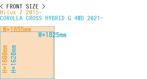 #Hilux Z 2015- + COROLLA CROSS HYBRID G 4WD 2021-